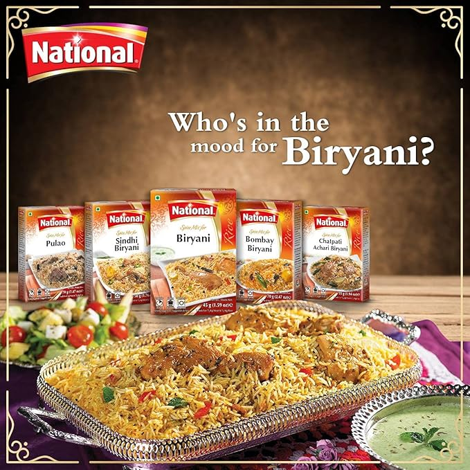 National - Beef Biryani Masala, 50g