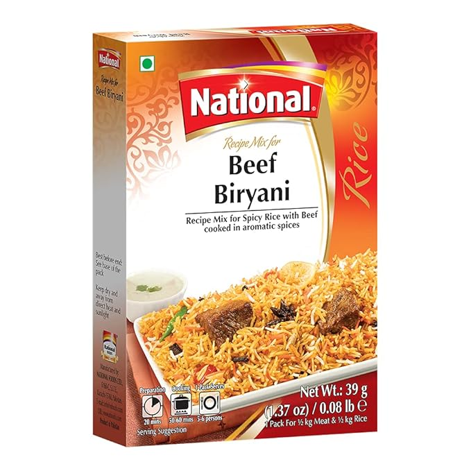 National - Beef Biryani Masala, 50g