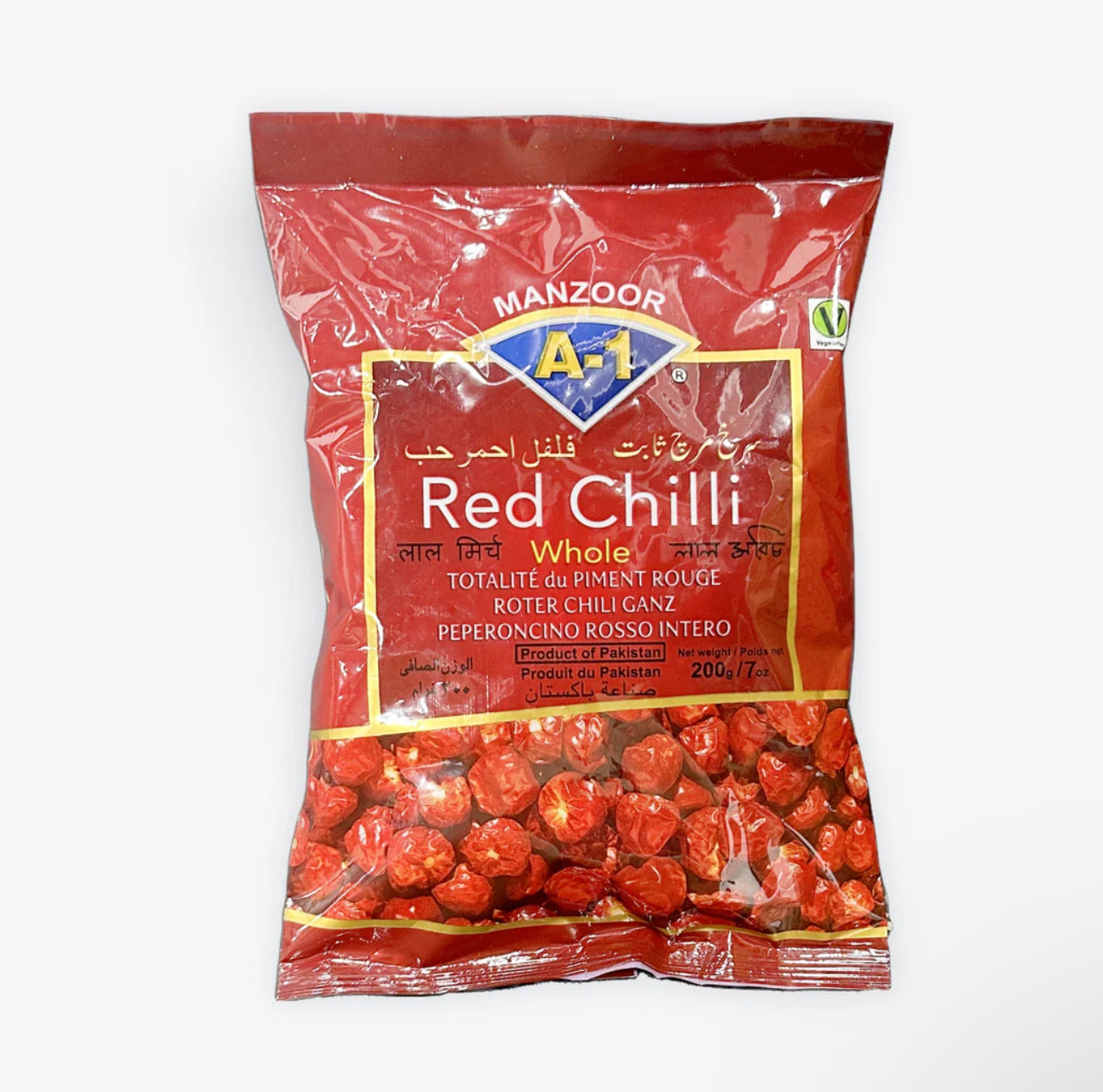 A-1 - Chilli Whole Round, 175g Jar