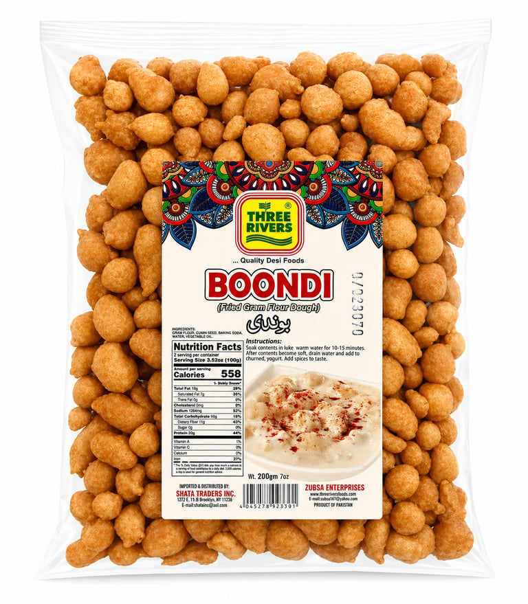Three Rivers - Boondi, 200g