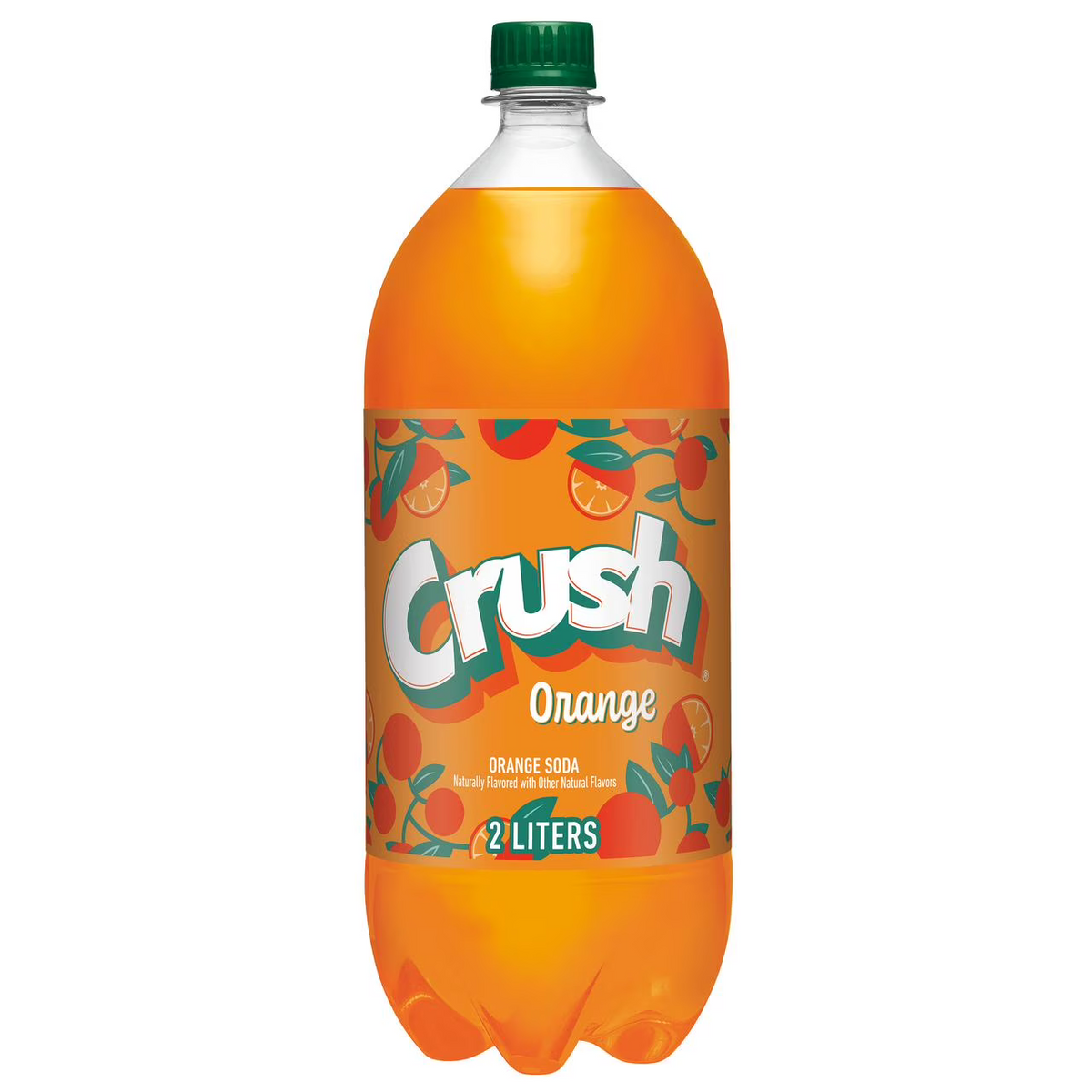 Crush - Caffeine Free Orange Soda, 2ltr