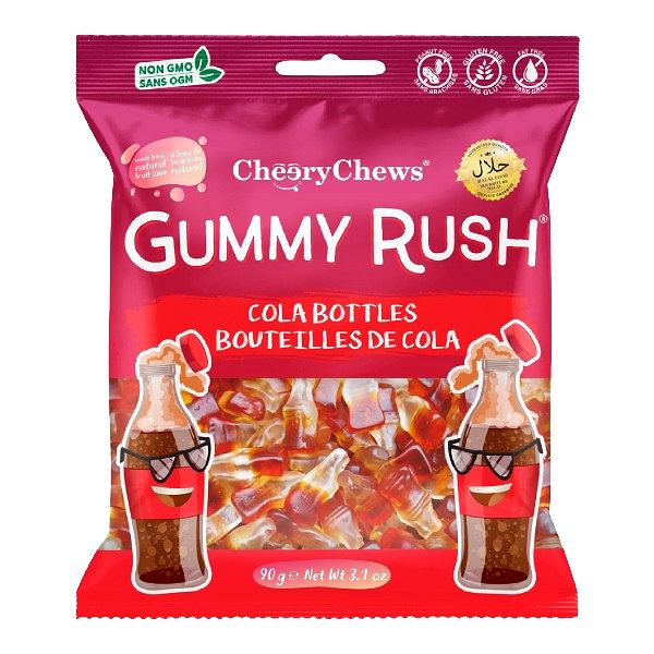 Gummy Rush - Fruit Flavored Halal Jelly Sweets, 90g