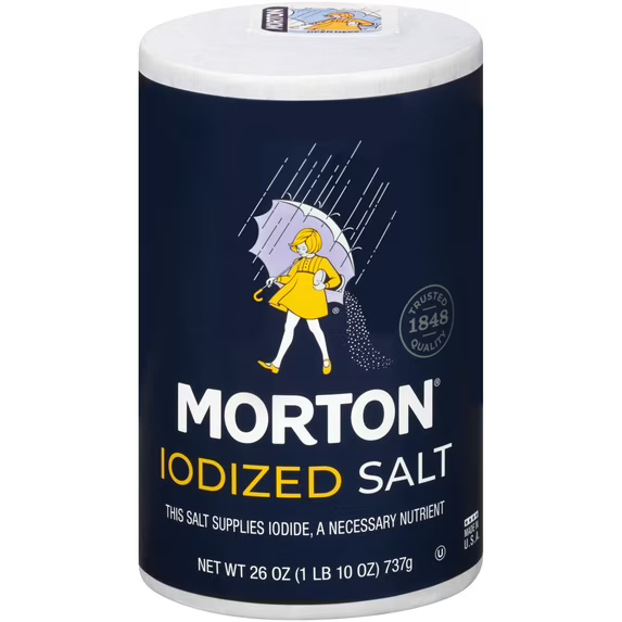 Morton - Iodized Salt, 26oz