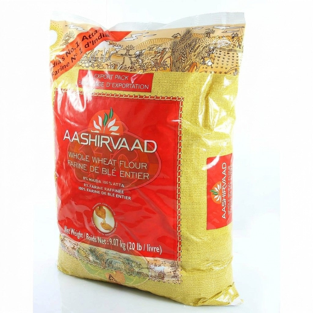 Ashirwad - Atta (Wheat Flour), 20lb