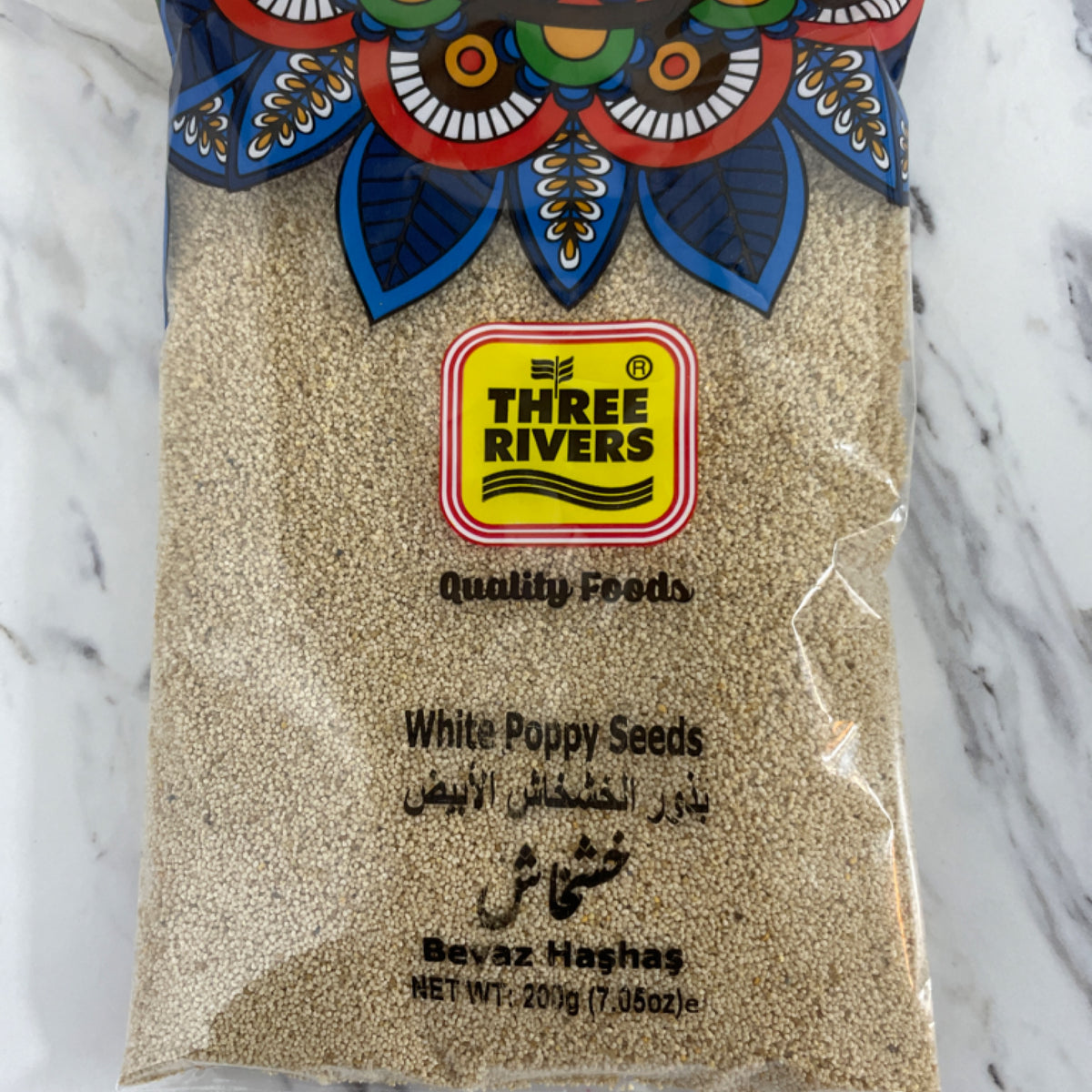 Three Rivers - White Poppy Seeds, 200g