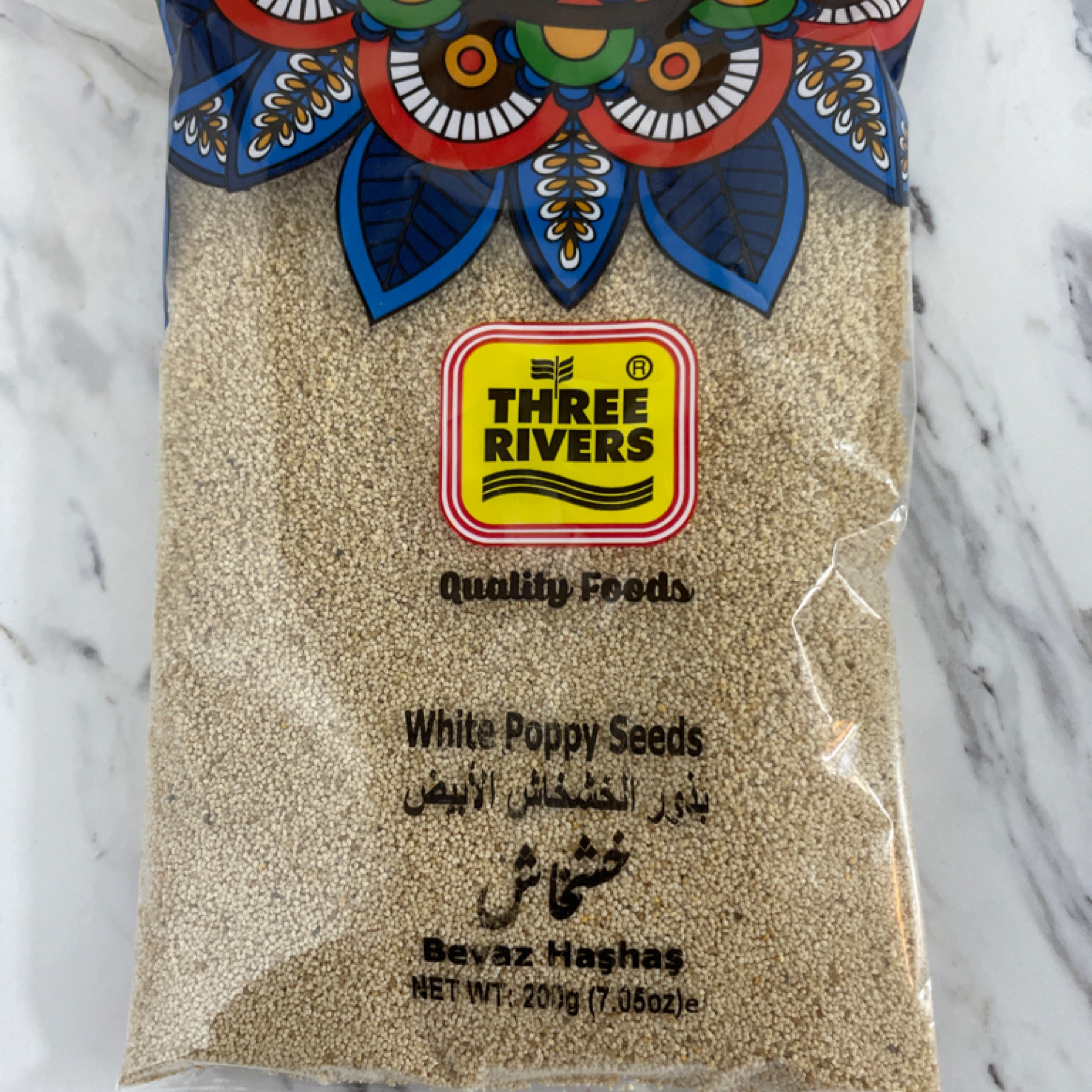 Three Rivers - White Poppy Seeds, 200g